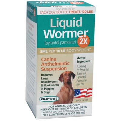 Durvet Liquid Wormer™ 2x, 2 oz, Butterscotch, For Dog